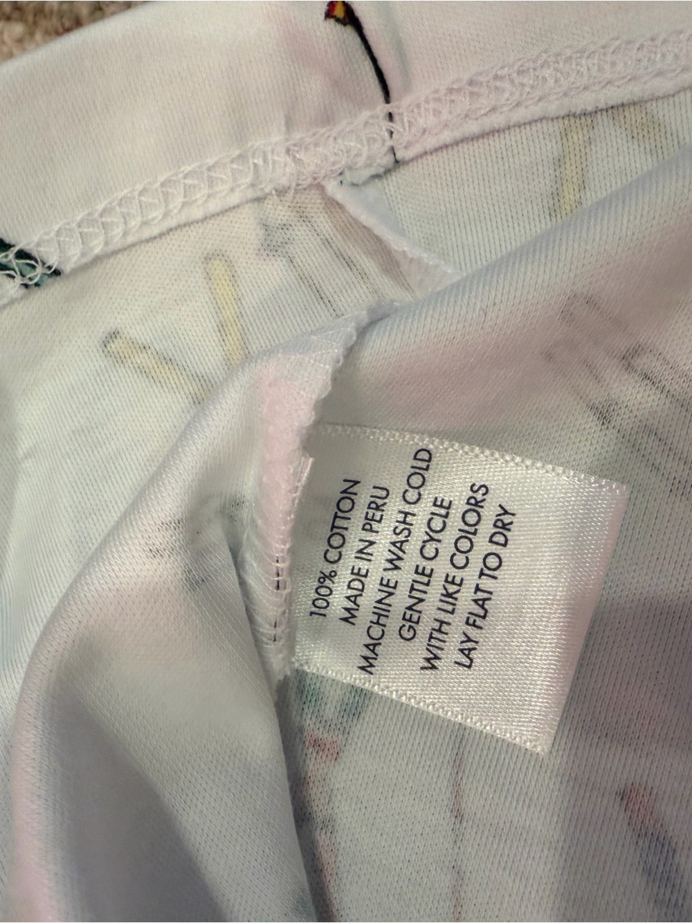 Lake pajamas vintage ski print short set - Picture 4 of 6